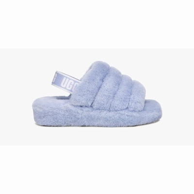 Chinelos UGG Fluff Yeah Mulher Ciano | PT-WRDLI